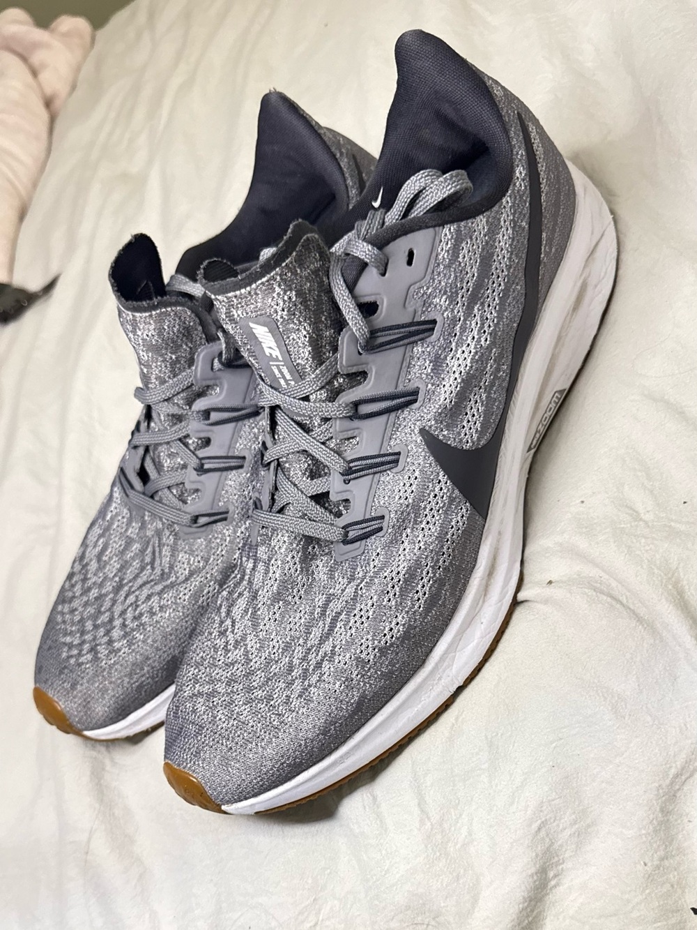 Nike Air Zoom Pegasus 36 Gunsmoke Gray Athletic Shoes Running Mens Size 11.5